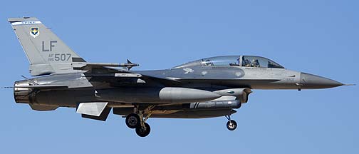General Dynamics F-16D Block 25F Fighting Falcon 85-1507 of the 62nd Fighter Squadron Spike